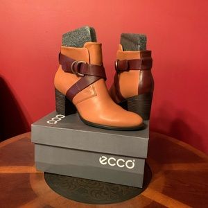 Cognac & Brown Ankle Boots